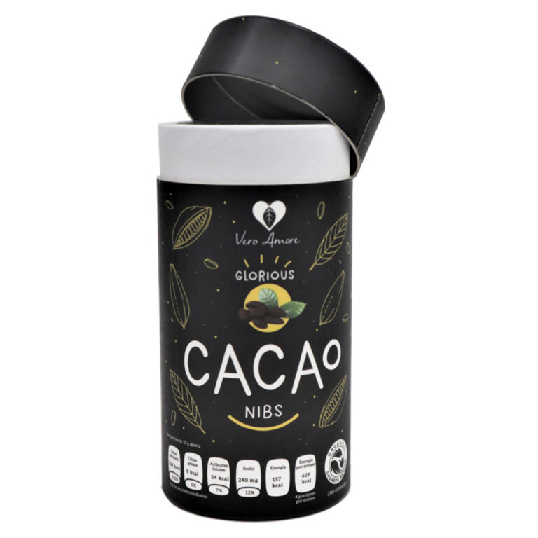 Пищевая воздухонепроницаемая композитная канистра из какао-порошка