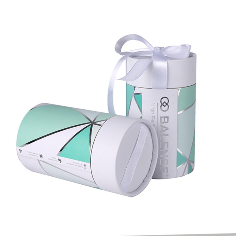 Luxo Personalizado de Cuidados Tubos de Papelão com Fita de Embalagem