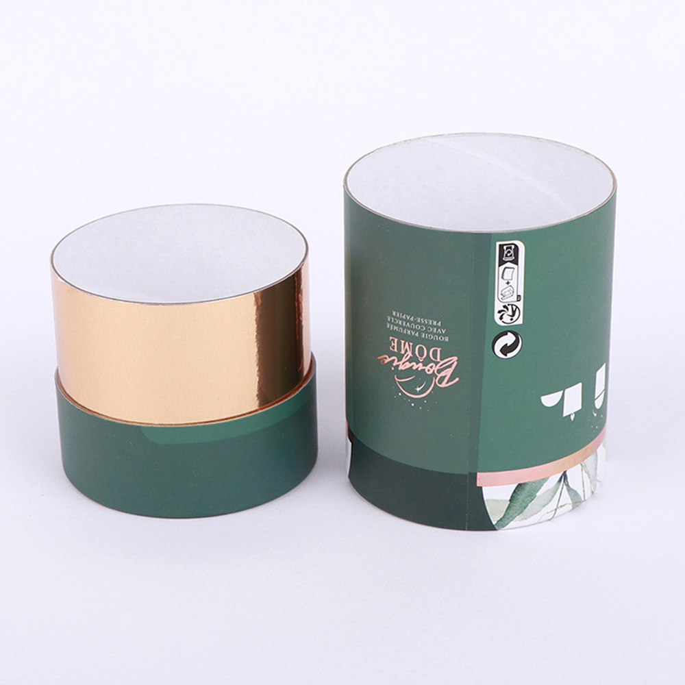 Glass Candle Paper Tube Box
