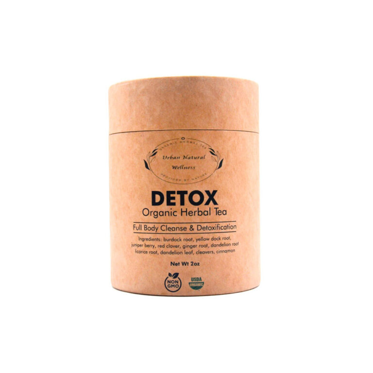 Degradable Organic Herbal Tea Kraft Paper Tube Packaging