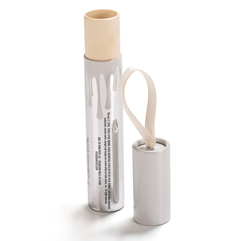 Long Slim Lipstick Cardboard Tube Packaging with Silk Handle