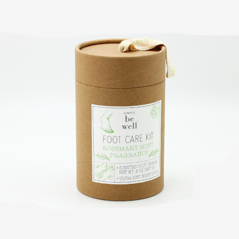 Emballage de boîte de cylindre de papier parfumé avec poignée en corde