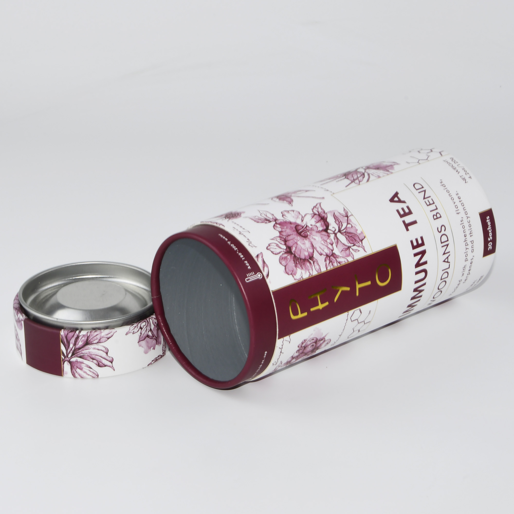 Embalaje de tubo de papel de té suelto