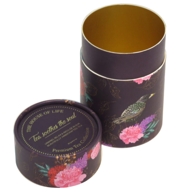 Wholesale Sustainable Tea Paper Cans Packaging Supplier